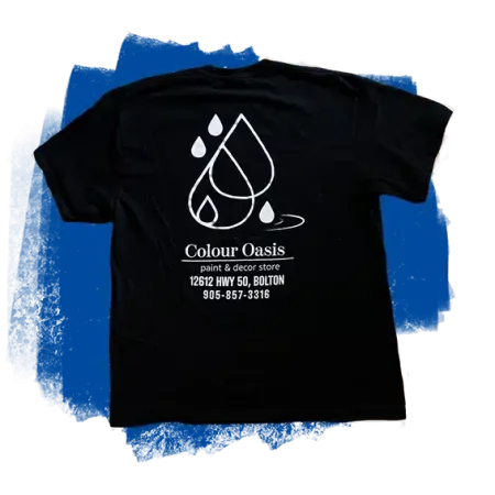 Picture of back of t-shirt